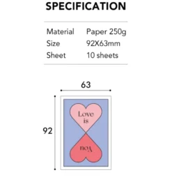 Paperian Kind Message Card Set (10 Cards)