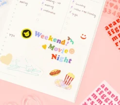 Paperian Roly Poly Alphabets & Numbers Sticker Set