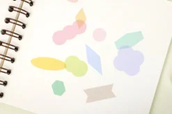 Paperian Colour Palette Stickers – Translucent Pastel Shapes for Journals & Planners