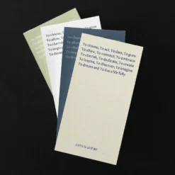 Paperian Lists To Live By Daily Handy Planner