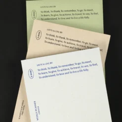 Paperian Lists To Live By Undated Planner