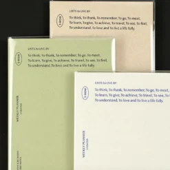 Paperian Lists To Live By Undated Planner