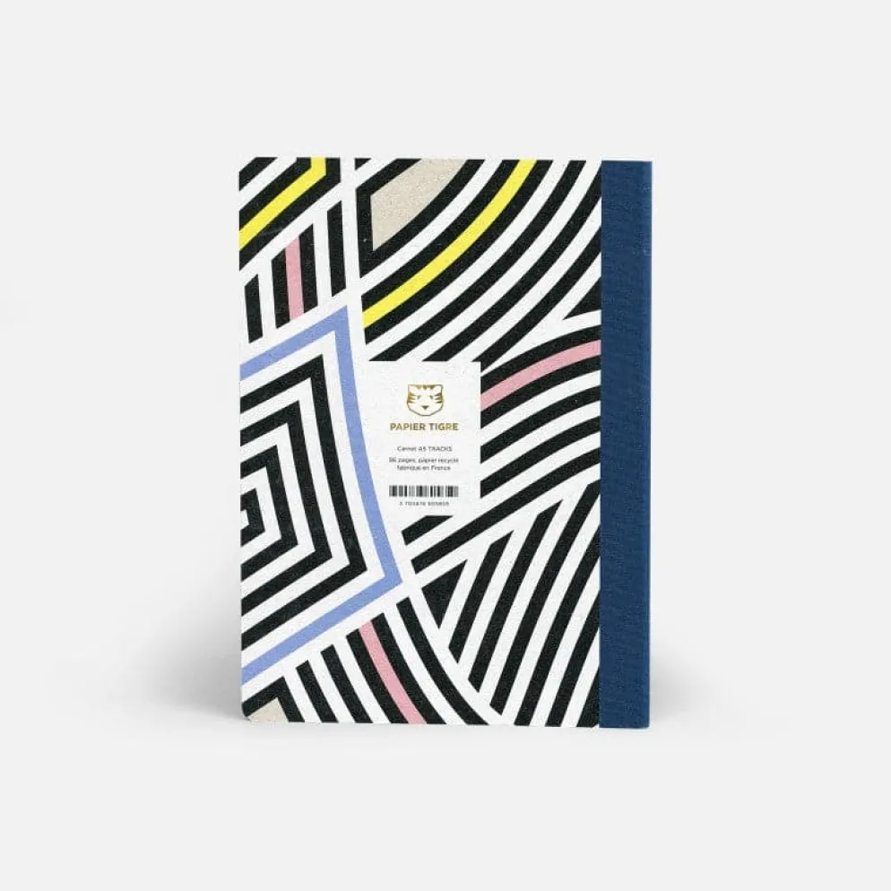 Papier Tigre Notebook - Tracks, A5 Dot Grid
