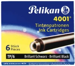 Pelikan 4001 Fountain Pen Ink Cartridges (Pack of 6)