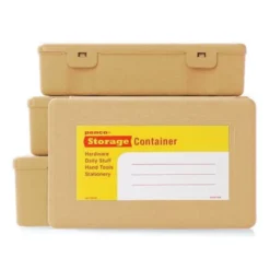 Penco Stackable Storage Containers – Set of 4 Retro Organiser Boxes