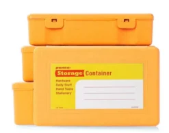 Penco Stackable Storage Containers – Set of 4 Retro Organiser Boxes