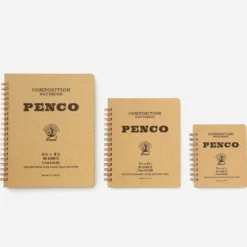 Penco Composition Notebook (L) – Spiral Bound, 7mm Ruled, 80 Sheets, A5