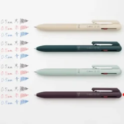 Pentel Calme 3-Colour Gel Ink Ballpoint Pen