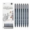 Pentel Pointliner Sign Pen - Set of 7