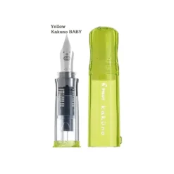 Pilot Kakuno Family Series Fountain Pen – Fine or Medium Nib, Colourful Transparent Barrel