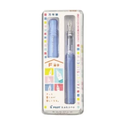 Pilot Kakuno Family Series Fountain Pen – Fine or Medium Nib, Colourful Transparent Barrel
