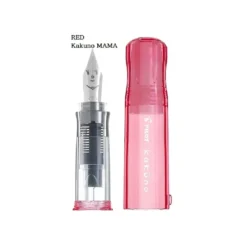 Pilot Kakuno Family Series Fountain Pen – Fine or Medium Nib, Colourful Transparent Barrel