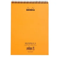 Rhodia Classic Wirebound Notepad (A4, Lined)