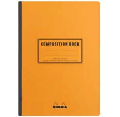 Rhodia Composition Book (A5, Grid) - Orange