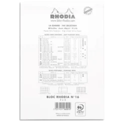 Rhodia No. 16 Head Stapled Pad (A5, Grid)