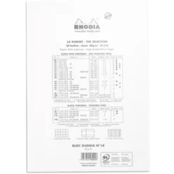 Rhodia No. 18 Head Stapled Pad (A4, Grid)