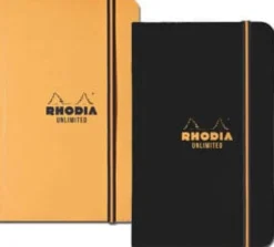 Rhodia Unlimited Pocket Notebook -- Black (Graph)