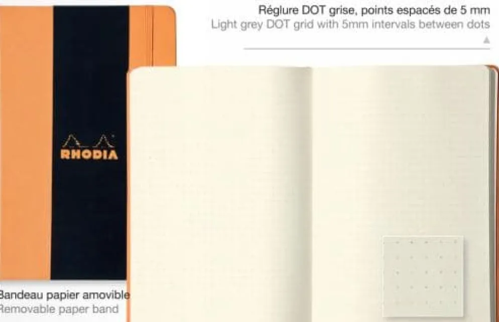Rhodia Webnotebook A5 -- Orange : Dot Grid
