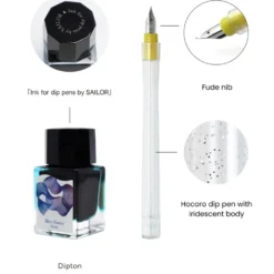 Sailor Dipton + Hocoro Dip Pen Ink Set