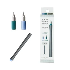 Sailor Hocoro Grey Dip Pen with two Nibs - Fine and 1mm