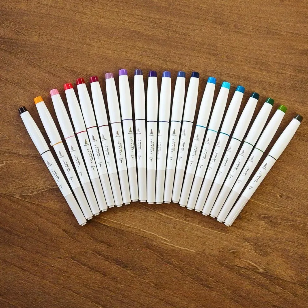 Sailor Shikiori Dual Tip Brush Markers
