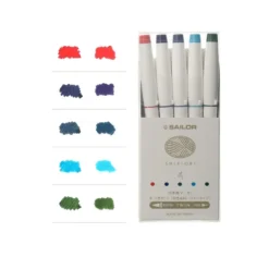 Sailor Shikiori Twin Brush Pen Four Seasons [Set of 5]
