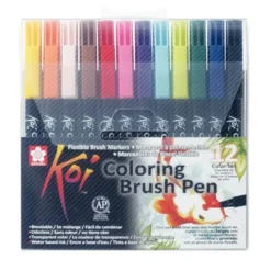 SAKURA Koi Colouring Brush Pen Set 12