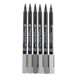 Sakura Koi Colouring Brush Pen, Urban colours - Set of 6