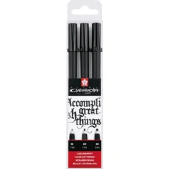 Sakura Pigma Calligrapher set, 3 Pieces