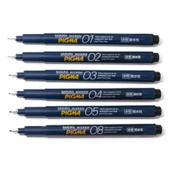 Sakura Pigma Micron Pen – Waterproof Archival Ink (Multiple Sizes & Colours)
