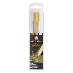 Sakura Gelly Roll Mixed, Gold Silver White - Set of 3