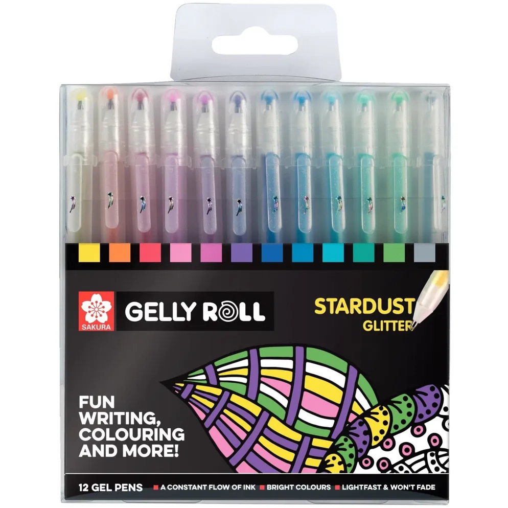 Sakura Stardust Set of 12 Gel Pens