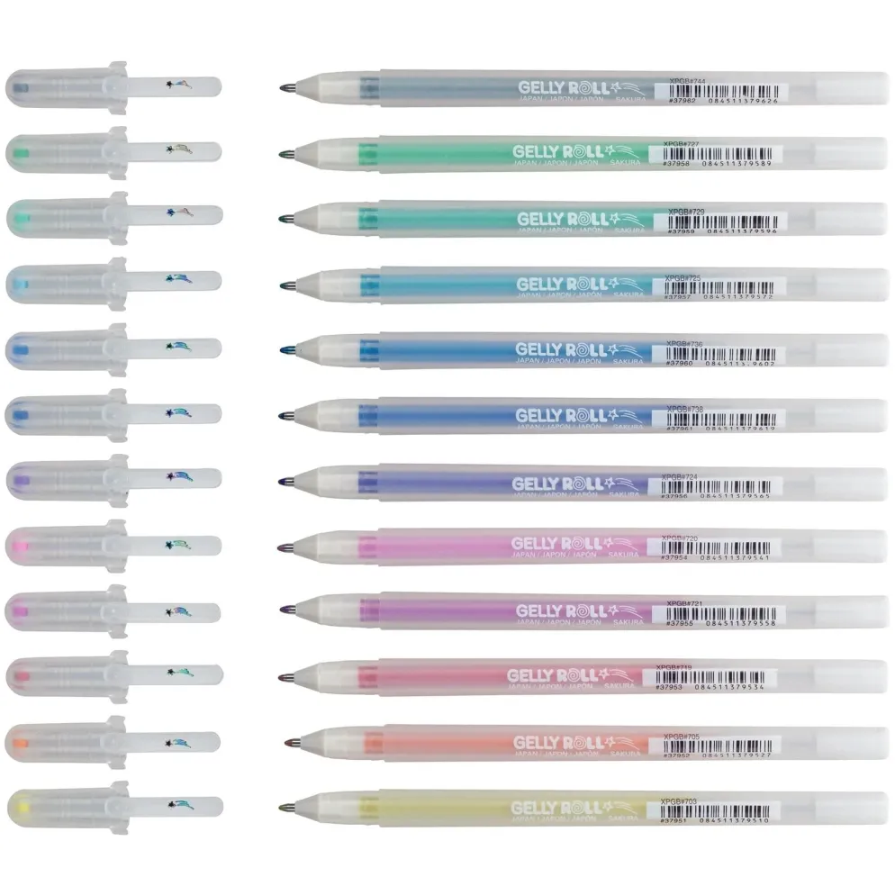Sakura Stardust Set of 12 Gel Pens