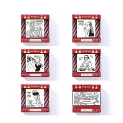 Sanby Gokigen Tori Famous Painting Motif Vol. 2 Rubber Stamp