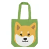 Shiba Tote Bag in Lush Green [A4 Size]