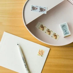 Sikigu Emboss Envelope Set – Textured Letter & Envelope Pack (3 Sheets)