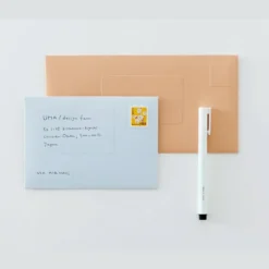 Sikigu Emboss Envelope Set – Textured Letter & Envelope Pack (3 Sheets)