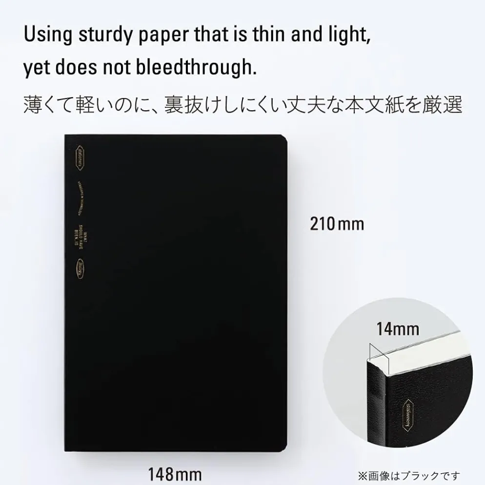 Stalogy 365 Days Notebook A5 - Dot Grid Paper