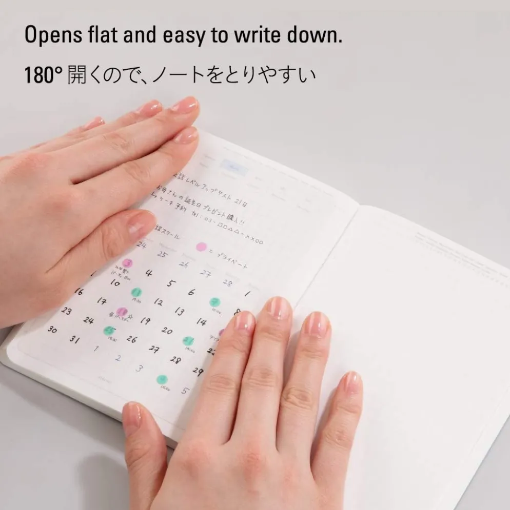 Stalogy 365 Days Notebook (A5) - Grid Paper