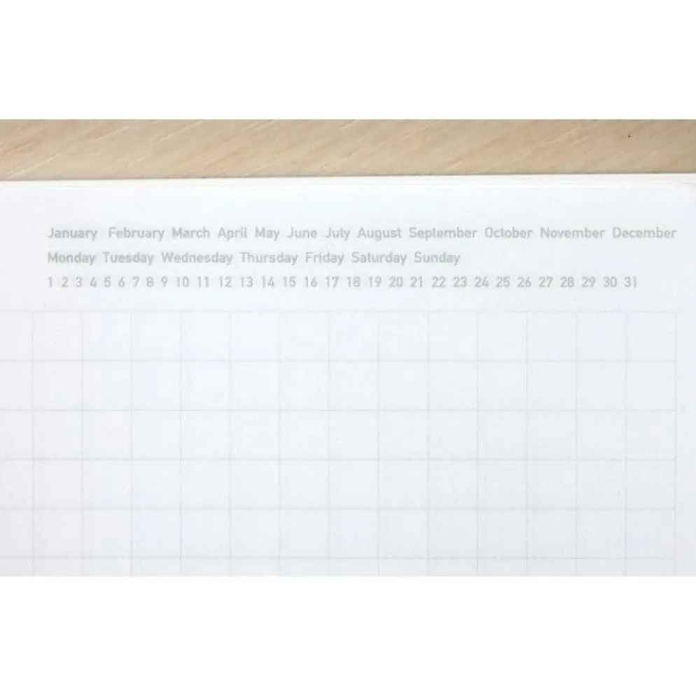 Stalogy 365 Days Notebook (A5) - Grid Paper