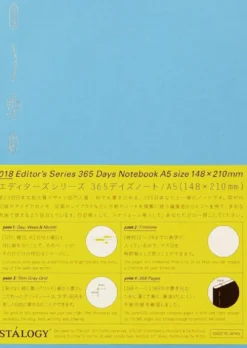 Stalogy 365 Days Notebook (A5) - Grid Paper