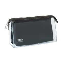 Sun-Star Clear Pouch Mitte Gusset - Light Black