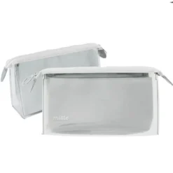 Sun-Star Clear Pouch Mitte Gusset - Light Gray