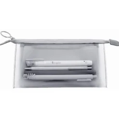 Sun-Star Clear Pouch Mitte Gusset - Light Gray