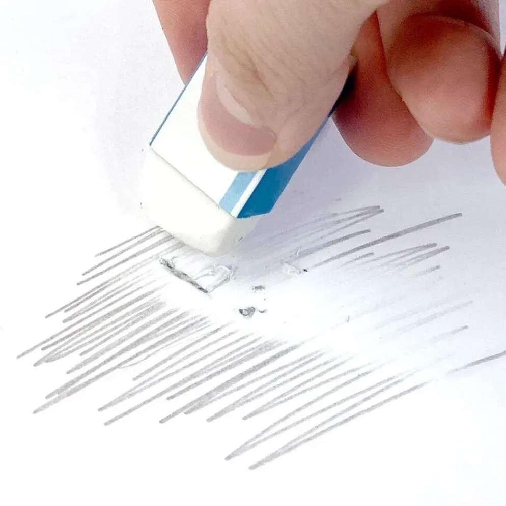 Sun-Star Metacil White Metal Pencil – Long-Lasting Erasable Graphite-Metal Hybrid