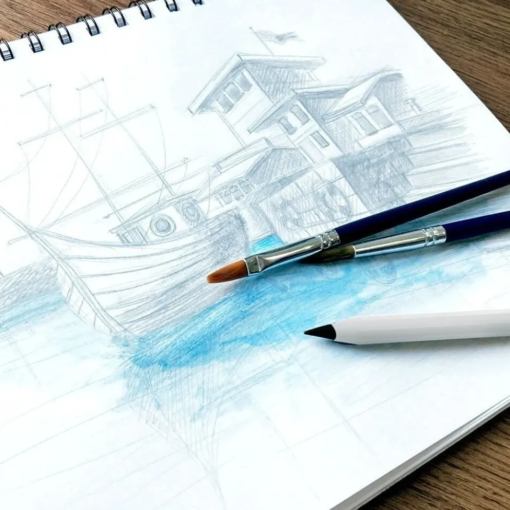 Sun-Star Metacil White Metal Pencil – Long-Lasting Erasable Graphite-Metal Hybrid