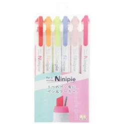 Sun-Star Ninipie Dual Tip Highlighter Pack - Set B