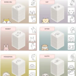 Sun-Star Stationery Peekaboo Self-Inking Animal Stamp