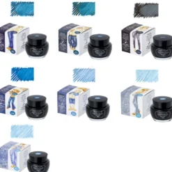 Taccia Fountain Pen Ink Bottle Jeans Denim Colours 40ml