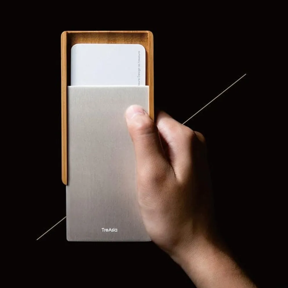 TA+d SLIDE Bamboo Card Case